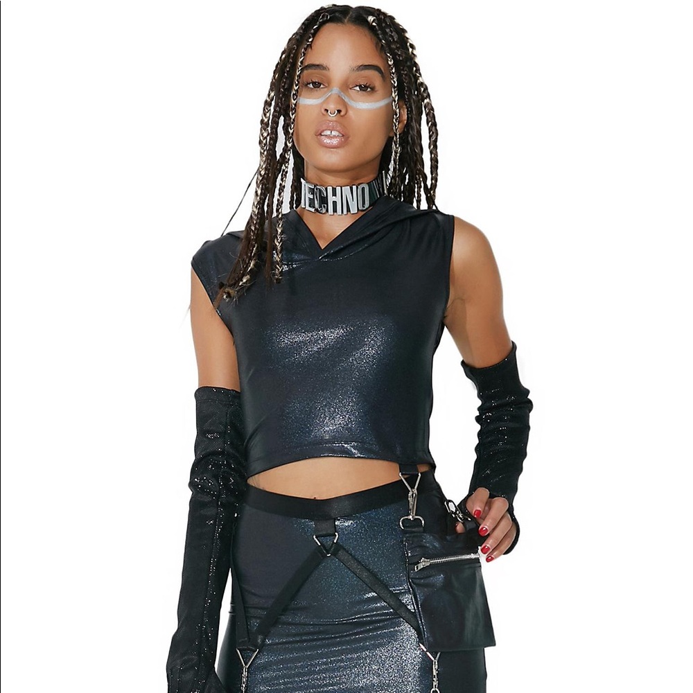 Shadow Trance Hooded Top